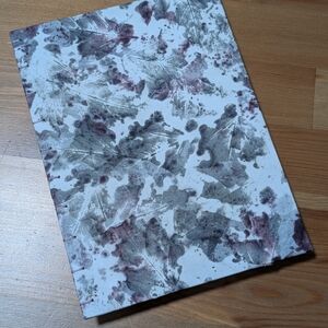 Abstract Leaf Print Notebook